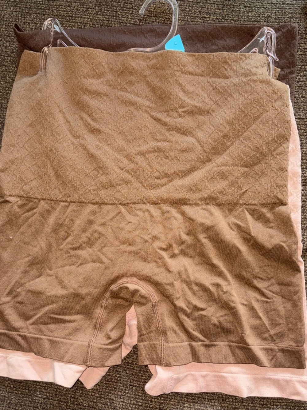 Three piece under dress light compression shorts